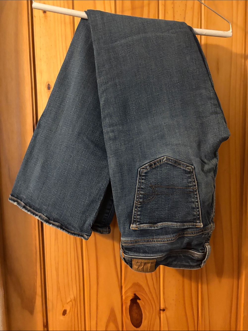 American Eagle Outfitters Medium Dark Blue Bootcut Jeans